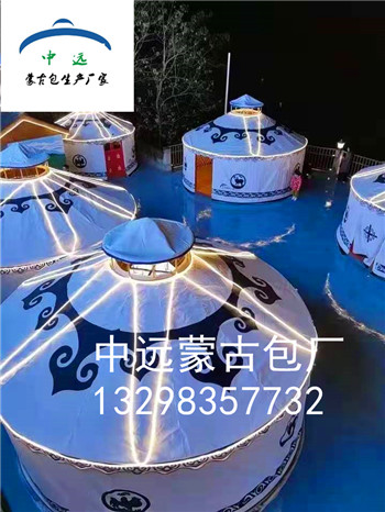 重庆万州区豪华钢木蒙古包案例分享